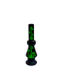 Acrylic Bong by Kiick As - Glass-like Finish Shooter Mini Portable Waterpipe - 20cm / 8 inch "Forest Night" Durable Easy to Clean Stylish Design for Smooth Sessions. Perfect Bong for Home or Travel.