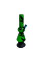 Acrylic Bong by Kiick As - Glass-like Finish Shooter Mini Portable Waterpipe - 20cm / 8 inch "Forest Green" Durable Easy to Clean Stylish Design for Smooth Sessions. Perfect Bong for Home or Travel