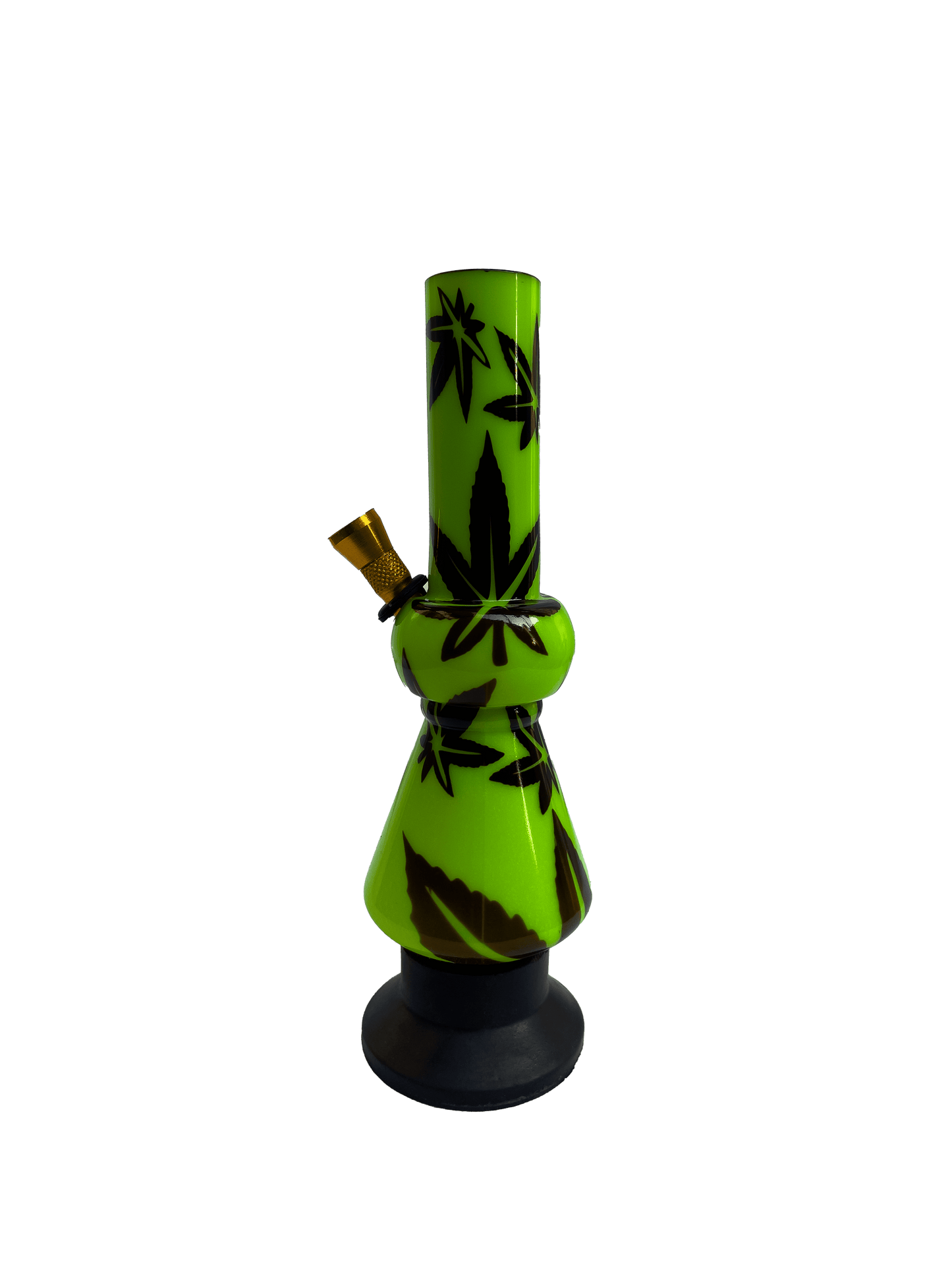 B2b Acrylic Bong by Kiick As - Glass-like Finish Shooter Mini Portable Waterpipe - 20cm / 8 inch "Mint Breeze" Durable Easy to Clean Stylish Design for Smooth Sessions. Perfect Bong for Home or Travel.