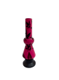 Acrylic Bong by Kiick As - Glass-like Finish Shooter Mini Portable Waterpipe - 20cm / 8 inch "Pink Pearl" Durable Easy to Clean Stylish Design for Smooth Sessions. Perfect Bong for Home or Travel.